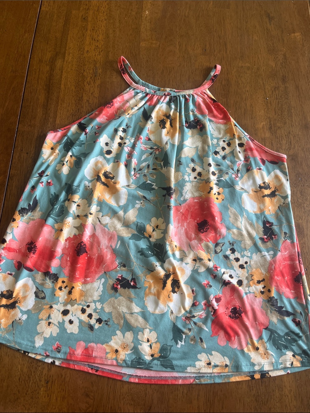 Papermoon Floral Halter Tank Top